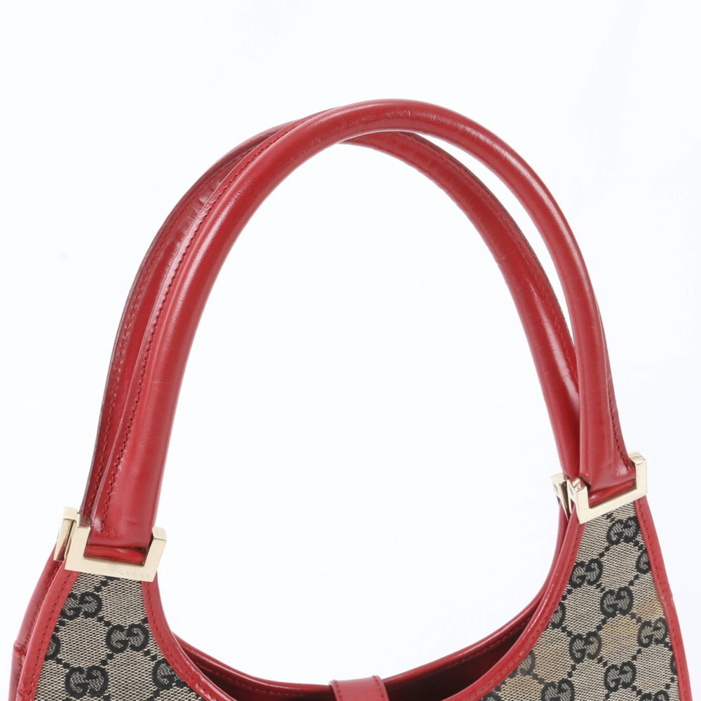 GUCCI Cream Leather Jackie Tote Bag - Picture 2 of 11